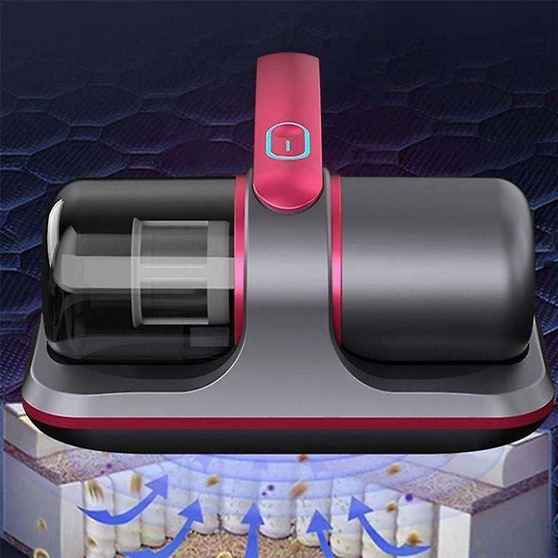 Portable Wireless Dust Removal Equipment Home Mite Meter for Mattresses Sofas with UV Light and Patt