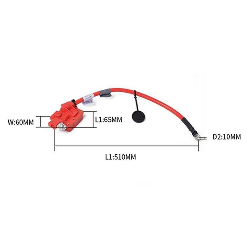 Positive Terminal to Battery Cable Battery Overload Protector for E90 E91 E92 E82 E84 E88 6112-9217