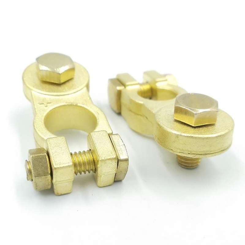 Positive & Negative Battery Terminals Connectors Clamps Terminal Connector Car Van Motorhome D