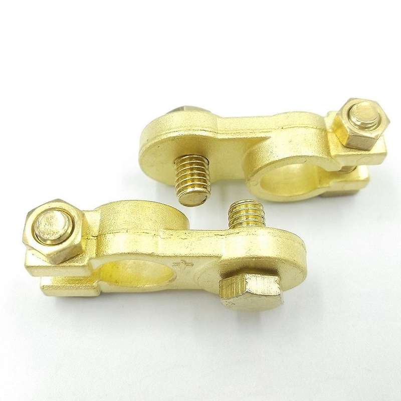 Positive & Negative Battery Terminals Connectors Clamps Terminal Connector Car Van Motorhome D