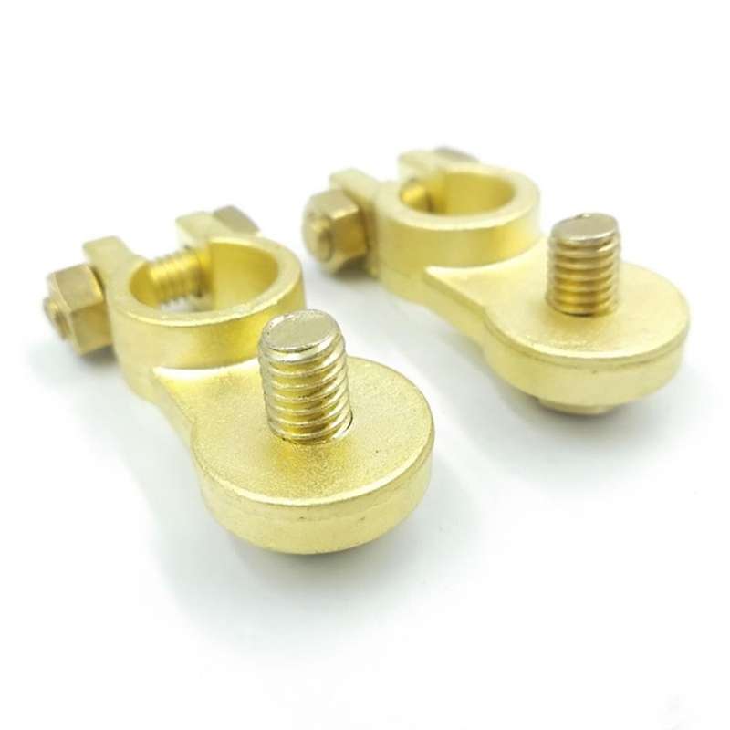 Positive & Negative Battery Terminals Connectors Clamps Terminal Connector Car Van Motorhome D