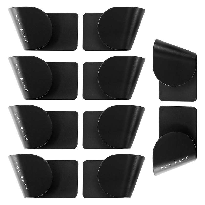 Pot Lid Holder, 5 Pairs Pot and Pan Organizer for Cabinet, Adjustable Lid Holder, Cabinet Door Organ