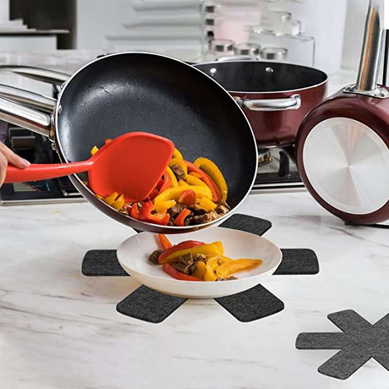 Pot and Pan Protectors, 18, Pan Protectors for Stacking, Pot Dividers Pads, 3 Different Sizes and C