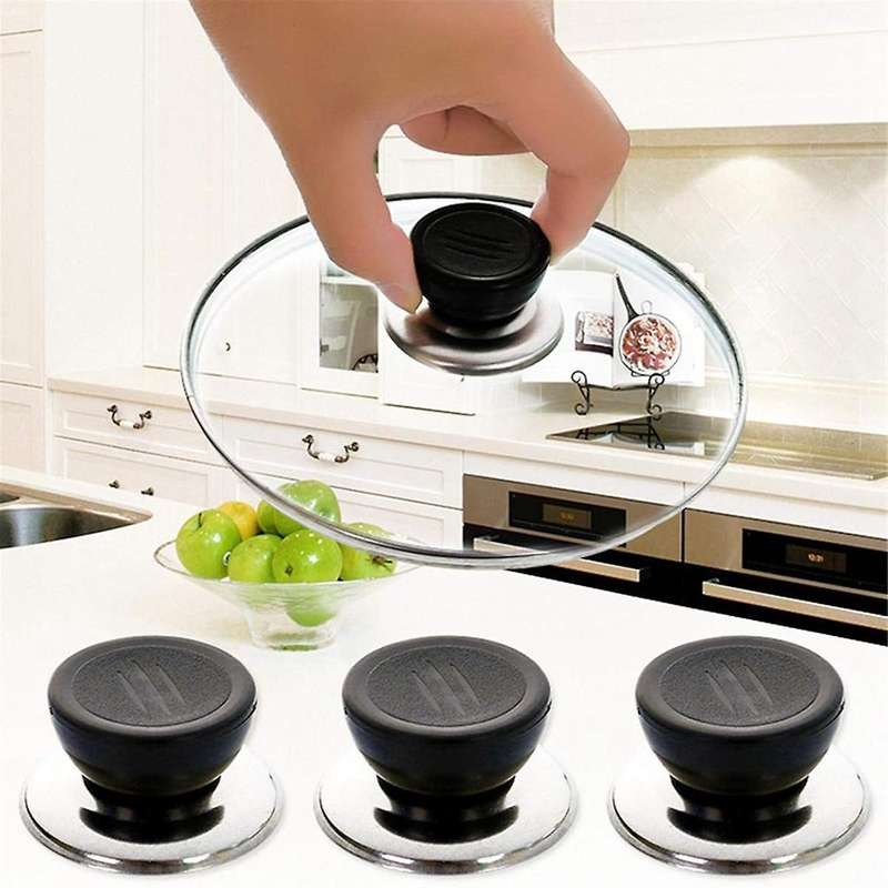 Pot Lid Knob, Universal Replacement Stainless Steel Knob, Pot Lid Handle, Pot Lid Handle