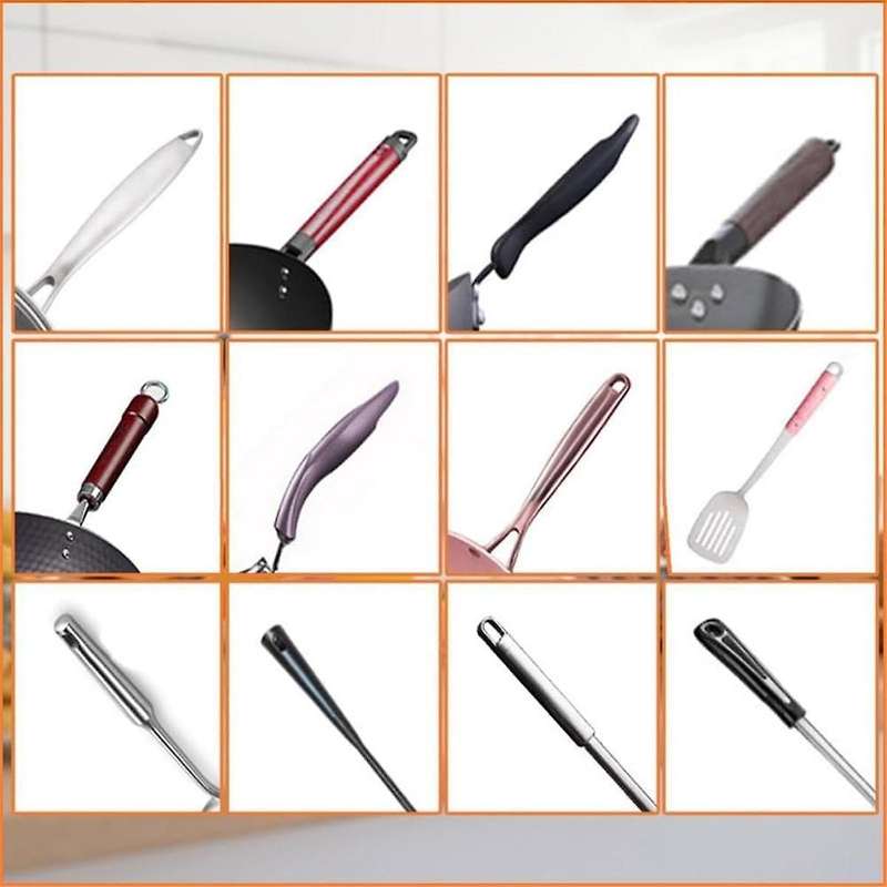 Pot Handle Heat Insulation Silicon Cover-Silicone Thermal Insulation Sleeve, Anti-Scalding Heat Insu
