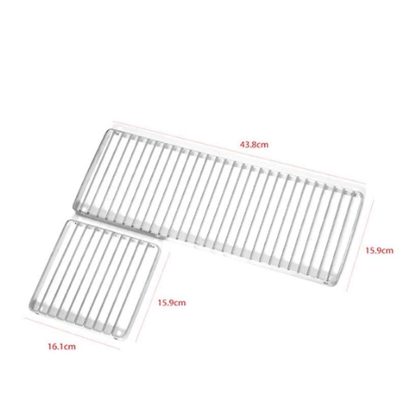 Pot Folding Stainless Steel Grill Rack Drying Outdoor Camping Burner BBQ Draining Portable Extended