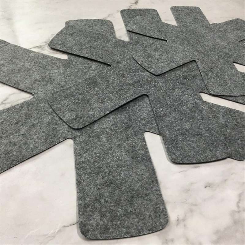 Pot Pan Protectors Divider Pads Prevent Scratching Separate Protect Surfaces Non-Stick Pans for Cook