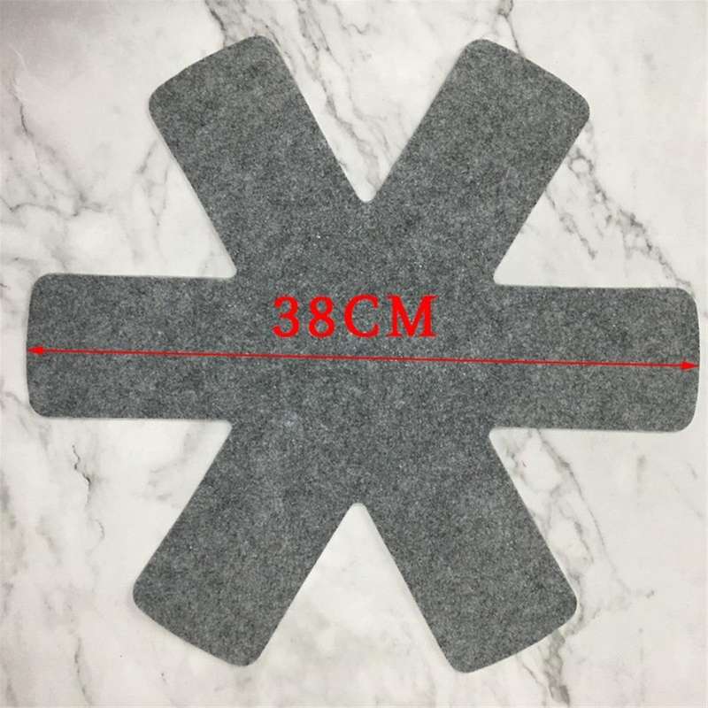 Pot Pan Protectors Divider Pads Prevent Scratching Separate Protect Surfaces Non-Stick Pans for Cook