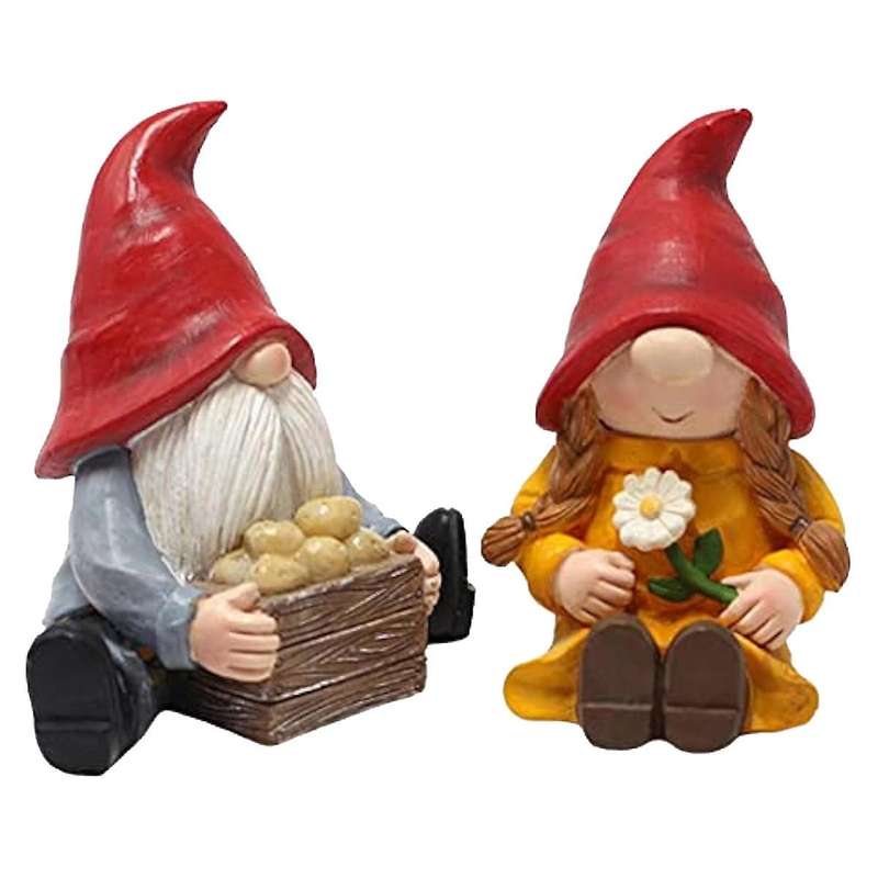 Potato Dwarf Resin Ornaments,Micro-Landscapes, Flowerpot Balcony , Garden Decoration Ornaments