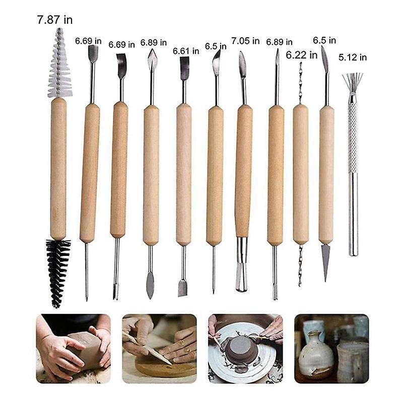Pottery Sculpting Tools 32PCS Ceramic Clay Carving Tools Set for Beginners Expert Art Crafts Kid's P