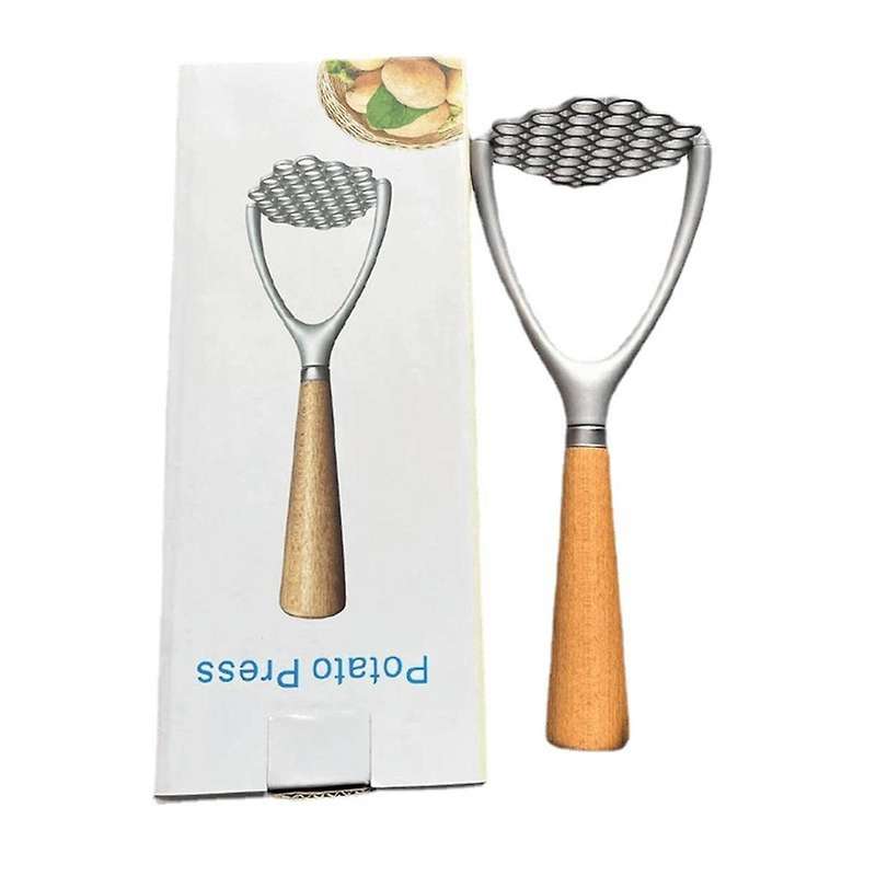 Potatoes Mud Pressure Wood Handle Potato Masher Ricer Fruit Vegetable Tools Kitchen Gadgets Accessor