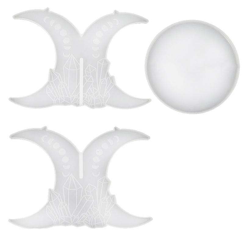 Potted Plant Stand Resin Molds, Display Stand Epoxy Mold for Crafts Casting, Diy Potted Holder, Hom