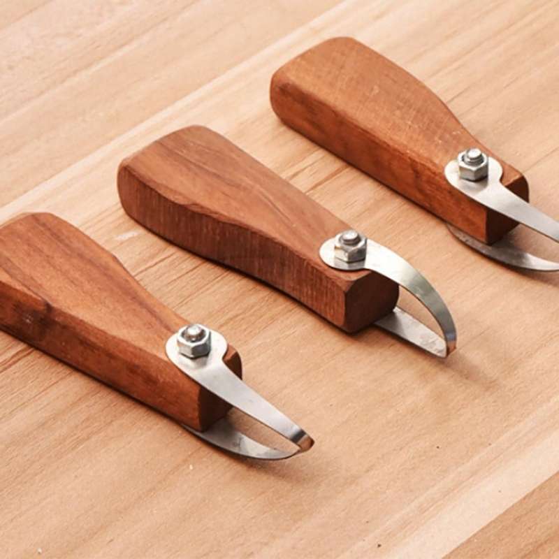 Pottery Ceramic Tools Trimming Knife Diy Annular Scraping Blank Knife Clay Sculpture Carving Textur
