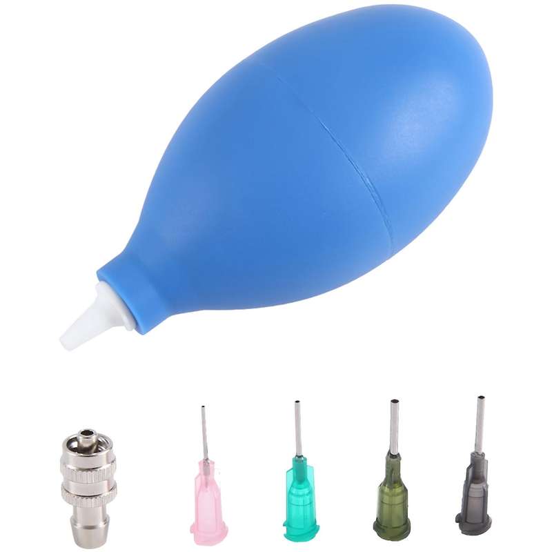 Pottery Tools Supplies Ceramic Precision Applicator 3 Ounce Set (blue)