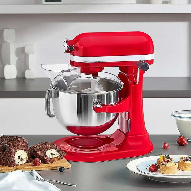 Pouring Shield Flex Edge Beater for Mixer, Suitable for 4.5-5QT Mixer Bowl Stainless Steel, Glass
