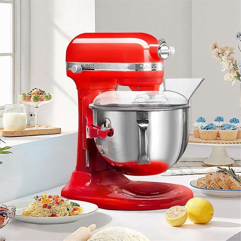 Pouring Shield Flex Edge Beater for Mixer, Suitable for 4.5-5QT Mixer Bowl Stainless Steel, Glass