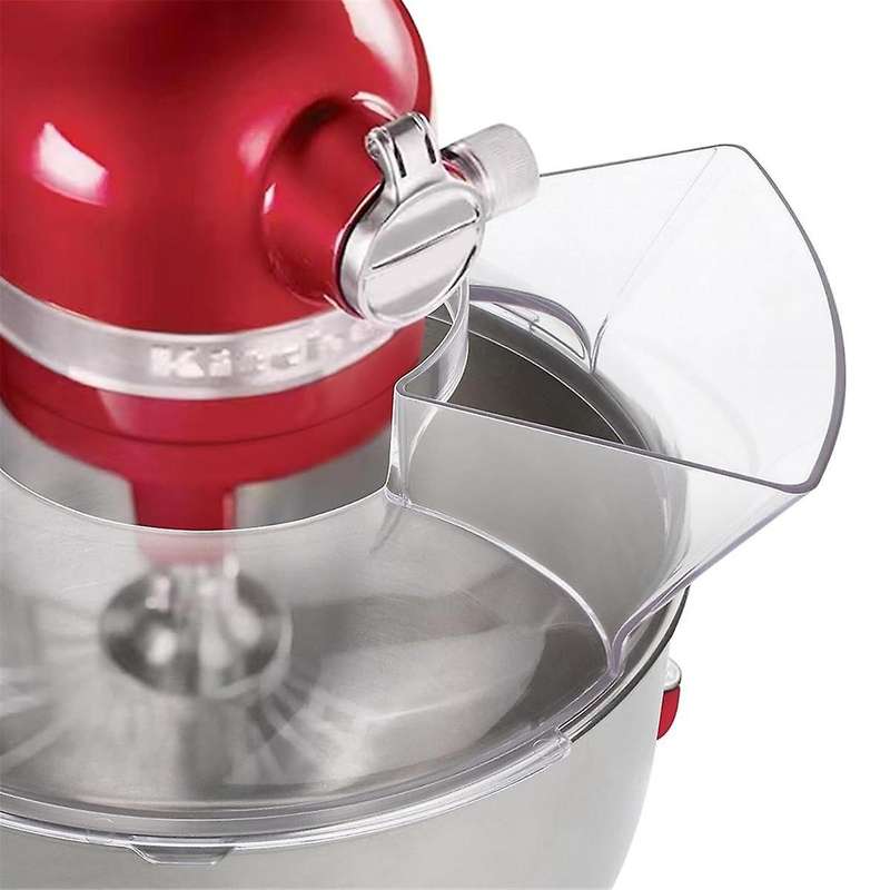 Pouring Shield Flex Edge Beater for Mixer, Suitable for 4.5-5QT Mixer Bowl Stainless Steel, Glass