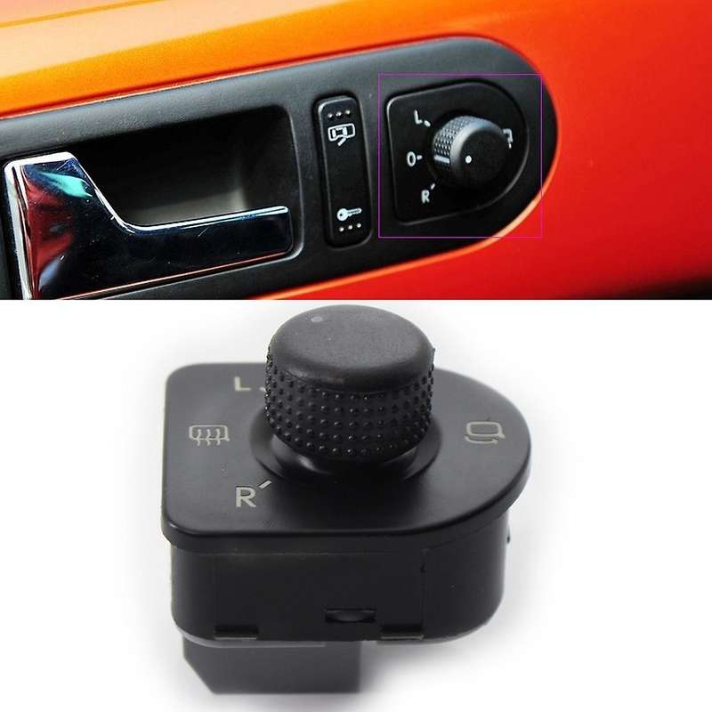 Power Mirror Switch Electric Side Mirror Switch Control Knob Button for Beelte 1J1 959 565E