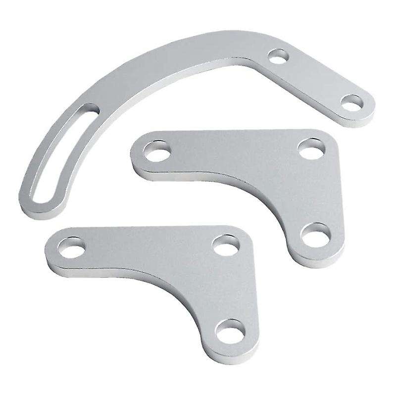 Power Steering Pump Bracket Slotted Adjustable LWP 305 327 383 for 350 Small Block Long Water Pump 5