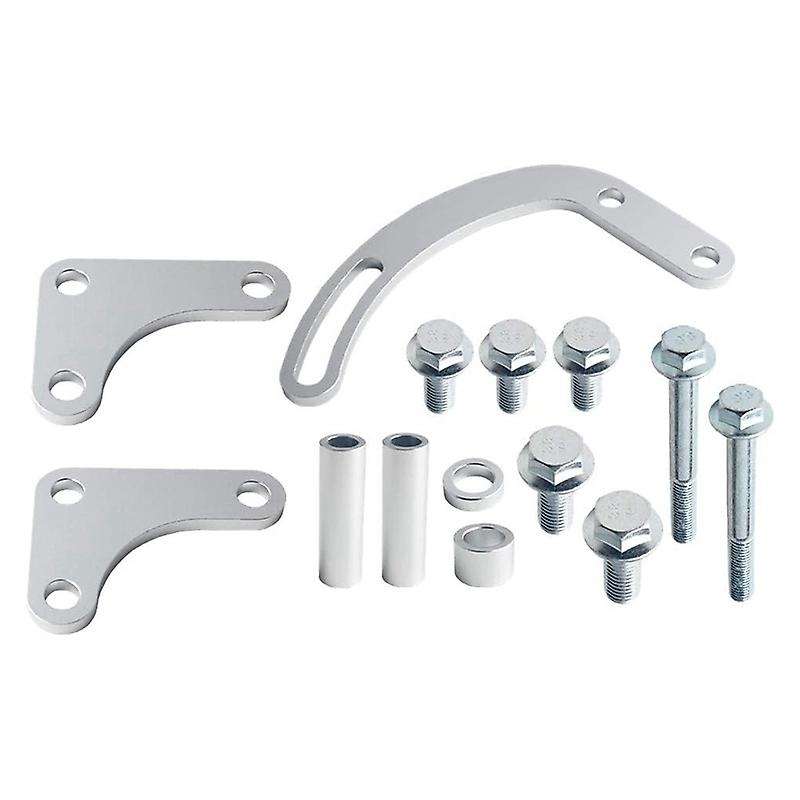 Power Steering Pump Bracket Slotted Adjustable LWP 305 327 383 for 350 Small Block Long Water Pump 5