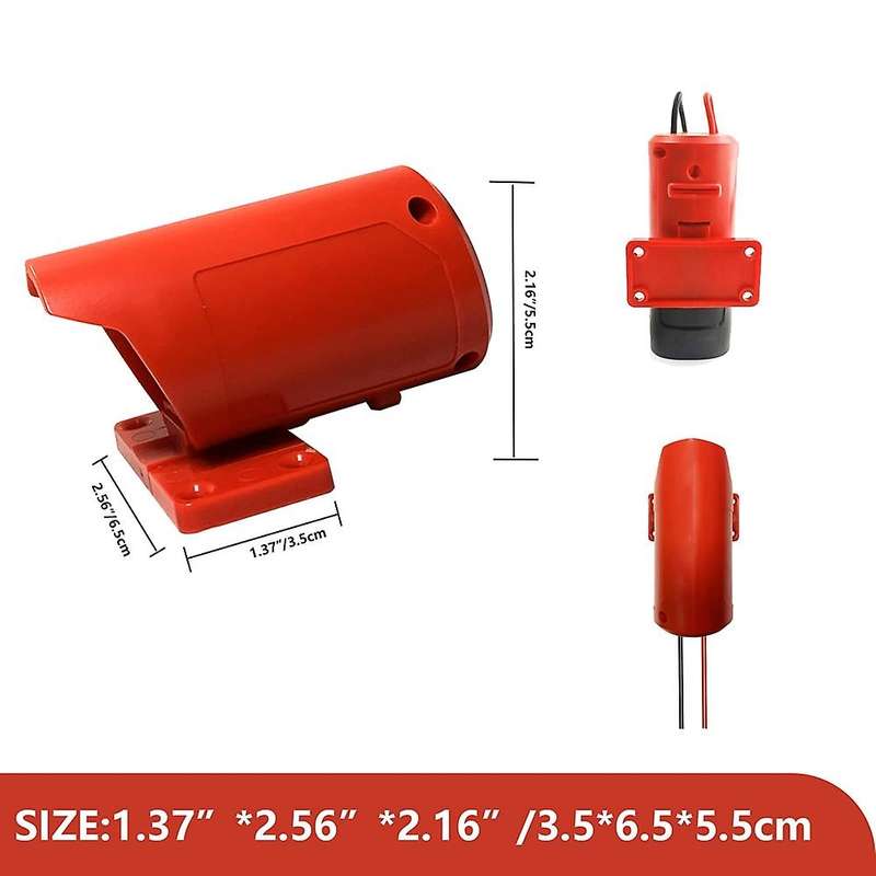 Power Wheel Adapter with Fuse, Secure Battery Adapter for -waukee 12v M12 Lithium Battery, with 14