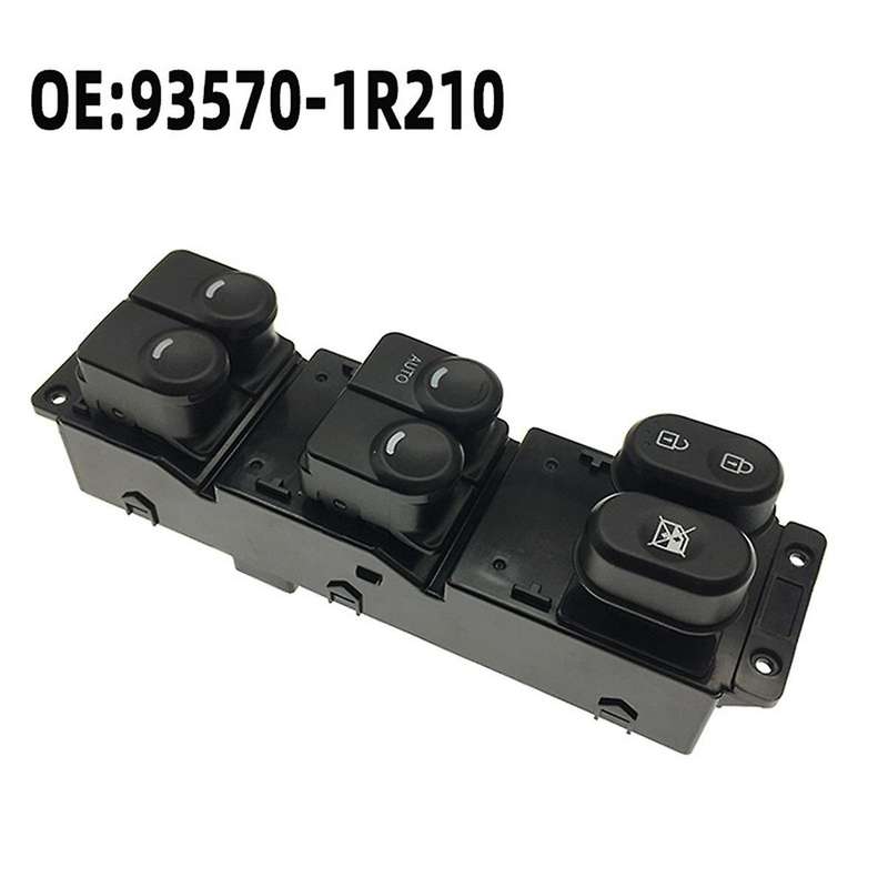 Power Window Control Switch Car Window Lifter Switch Button 93570-1r210 for Accent 2010- 2016