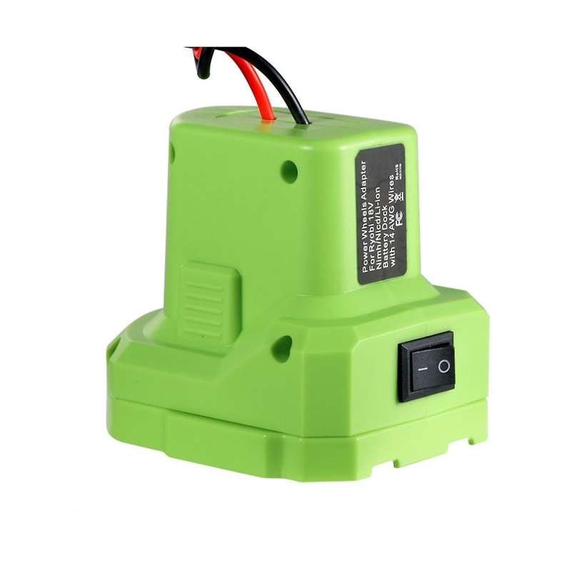 Power Wheel Adapter for 18V Li-NiMH Battery Dock Power Connector 14 AWG DIY Adapter Tool P108 P107 P