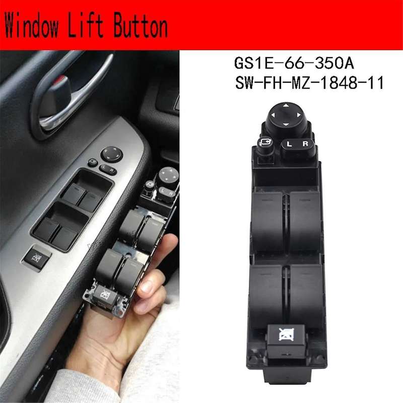 Power Window Master Control Switch Window Lift Button for 6 2007-2013 Gs1e-66-350a Sw--mz-1848-11