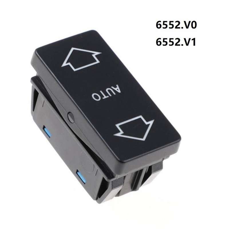Power Window Regulator Control Switch Button 6552.V0 6552.V1 for 106 1991-2003 405 1987-1996 6 Pins