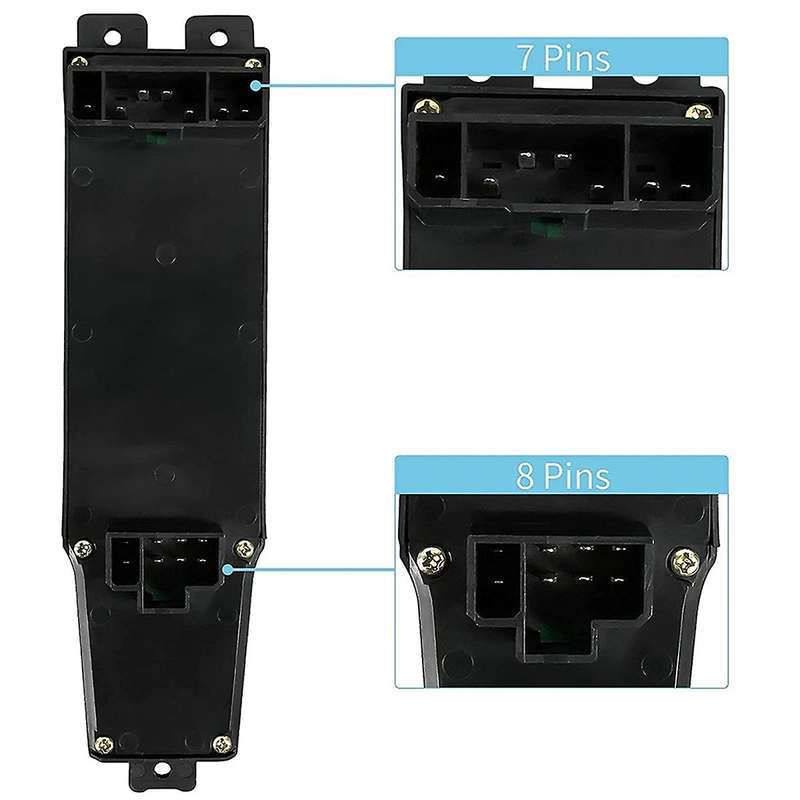 Power Window Switch 56009451AC Front Right Passenger Side/Door Lock Upgrade Version for 1997-2001