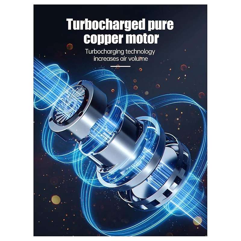 Powerful Blower High Speed Duct Fan Turbo Jet Fan 140000 RPM Wind Speed 52m/S Turbo Fan Brushless Mo
