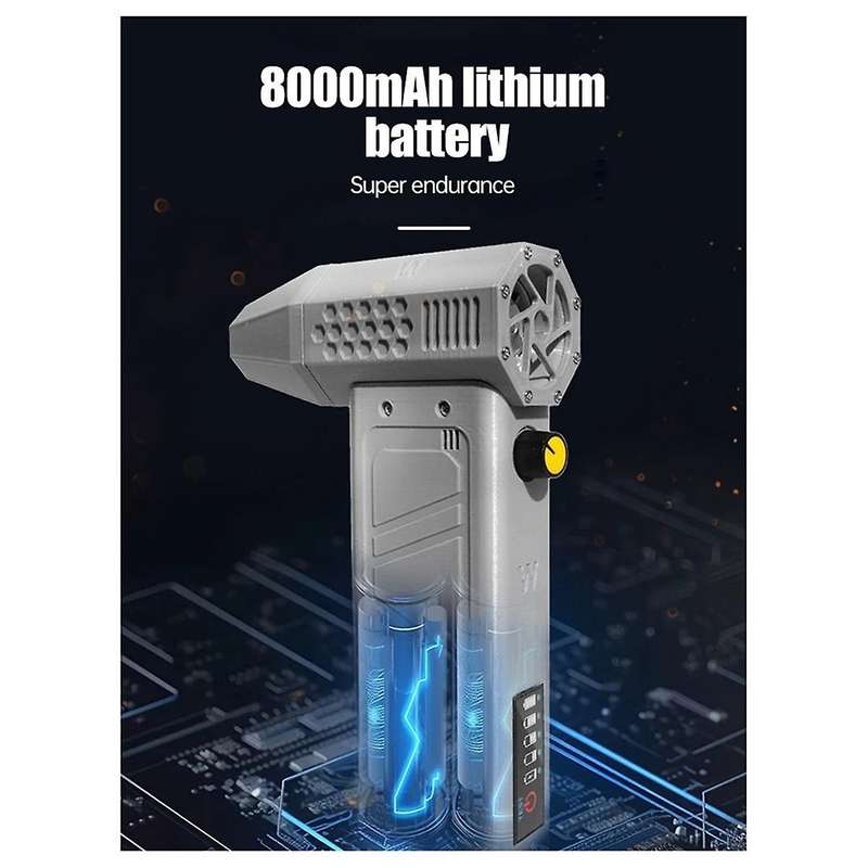 Powerful Blower High Speed Duct Fan Turbo Jet Fan 140000 RPM Wind Speed 52m/S Turbo Fan Brushless Mo