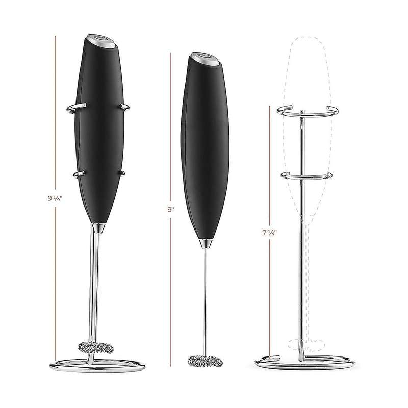 Powerful , and Steamer Foam Maker for Coffee with Upgraded Titanium Motor for Frappe, Matcha