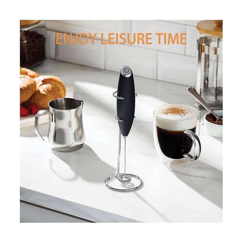 Powerful , and Steamer Foam Maker for Coffee with Upgraded Titanium Motor for Frappe, Matcha