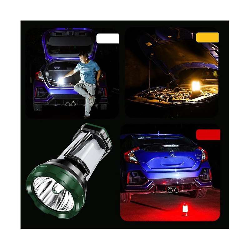 Powerful Spotlight Searchlight Emergency Charging Camping Light Outdoor Fishing Waterproof Light Le
