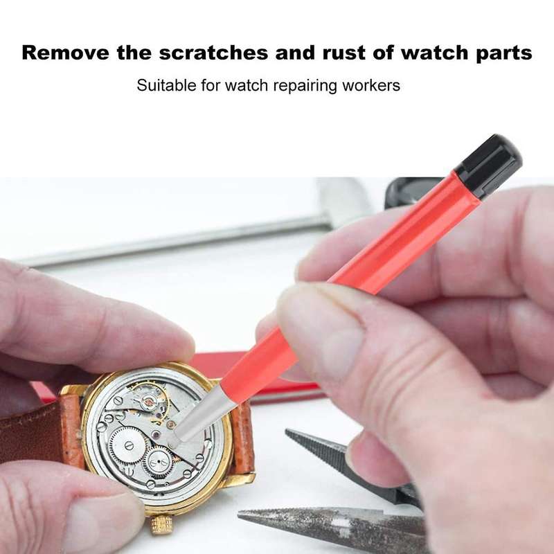 Practical Watch Rust Removal Brush Pen Clean Scratch Polishing Tool