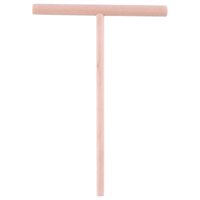 Practial T Shape Crepe Maker Pancake Batter Wooden Spreader Stick Home Kitchen Tool Kit Diy Use 1pc
