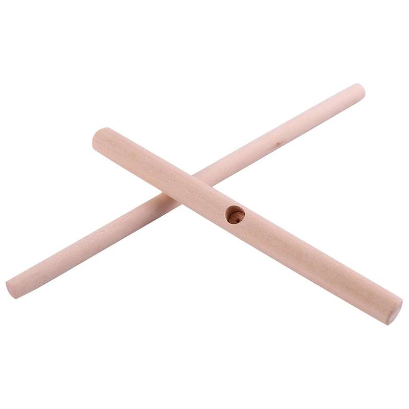 Practial T Shape Crepe Maker Pancake Batter Wooden Spreader Stick Home Kitchen Tool Kit Diy Use 1pc