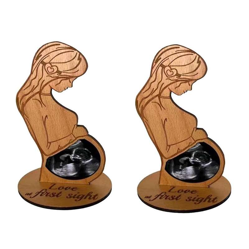 Pregnant Woman Sonogram Picture Frame First Time Mom's Gift Ultrasound Frame Mom to Be Gifts for 1s