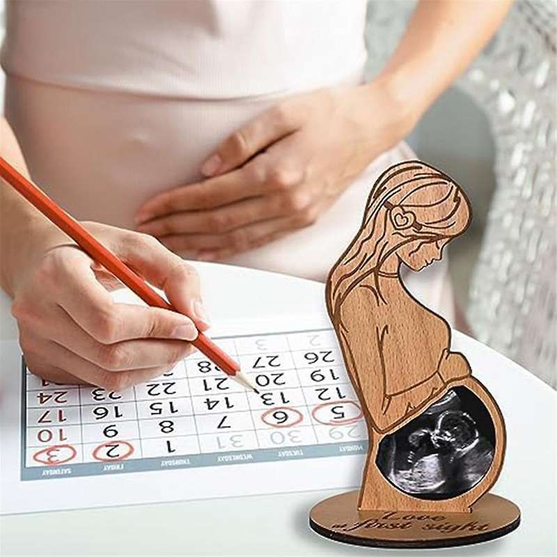Pregnant Woman Sonogram Picture Frame First Time Mom's Gift Ultrasound Frame Mom to Be Gifts for 1s