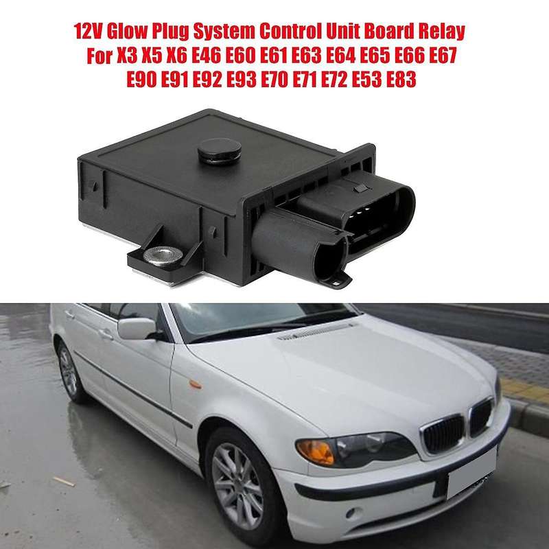 Preheat Control Board 12217801201 for X3 X5 X6 E46 E60 E90 E92 Glow Plug System Control Relay 12217