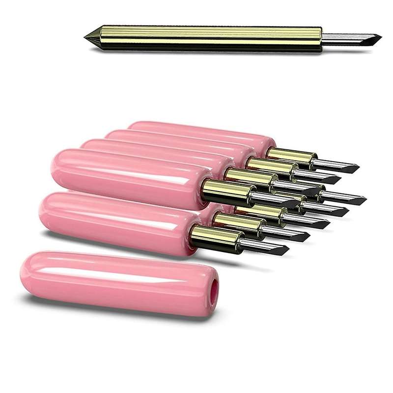 Premium Deep Cutting Blades for Maker/Maker 3, Cut Through Thicker Materials (10 Blades)
