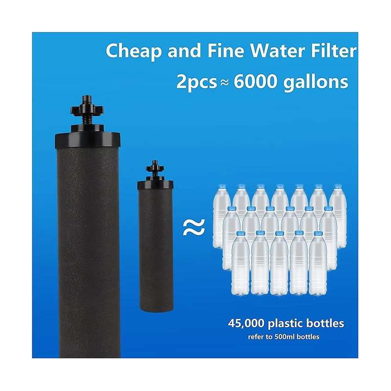 Premium Water Filter Black for for Countertop Water Purification System. Compared to Part Bb9