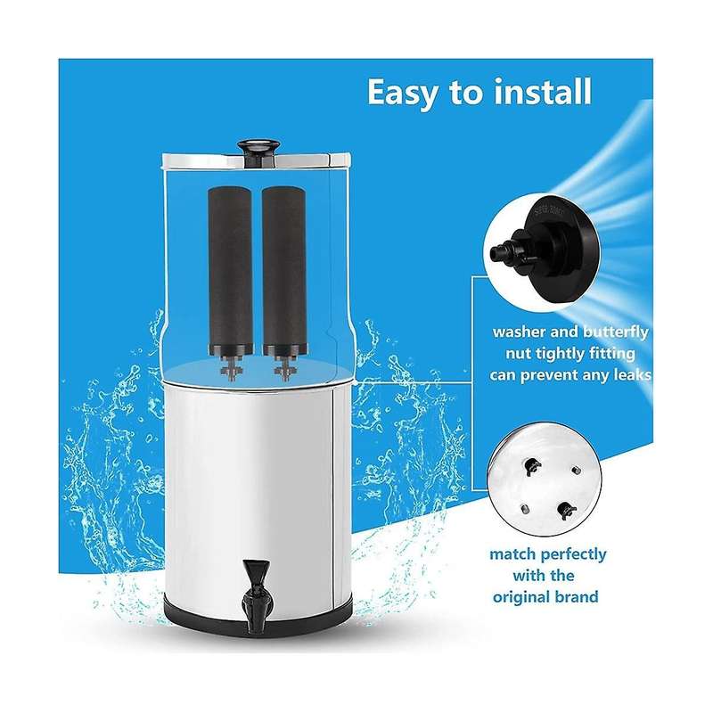 Premium Water Filter Black for for Countertop Water Purification System. Compared to Part Bb9