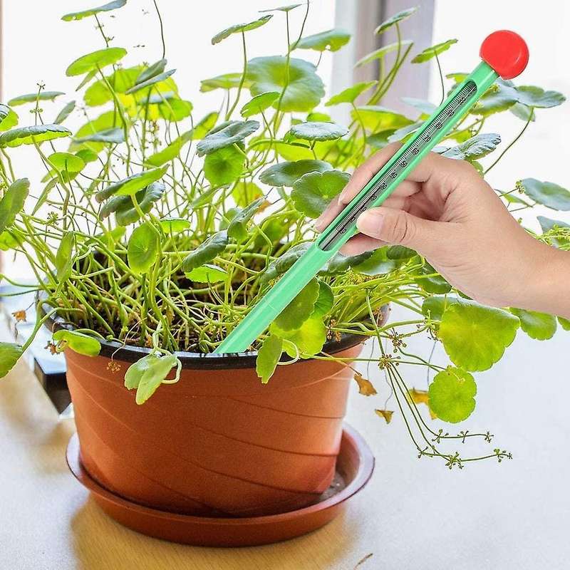 Present Saving Time Thermometer, Soil Temperature Tester, for Lawns Indoor Plants