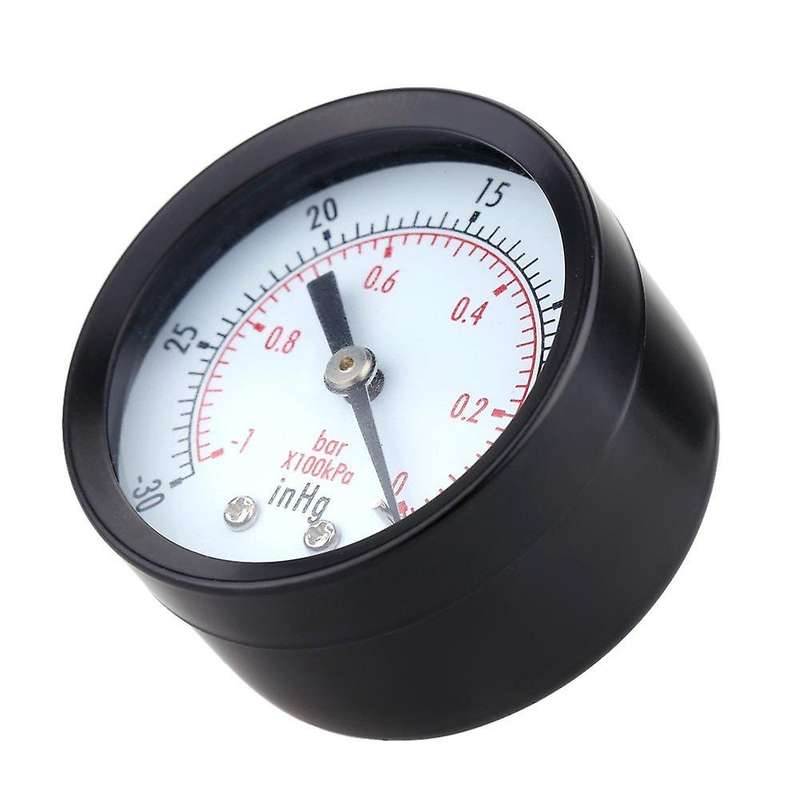 Pressure Gauge - 0 - -30inHg 0 - -1 bar Mini Dial Air vacuum pressure gauge pressure gauge pressure