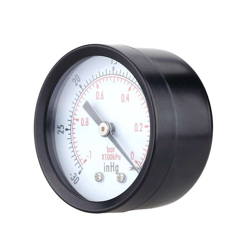 Pressure Gauge - 0 - -30inHg 0 - -1 bar Mini Dial Air vacuum pressure gauge pressure gauge pressure
