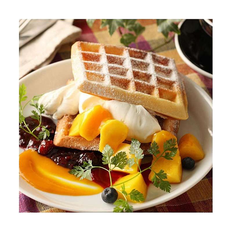 Press Waffles Grill with Non-stick Board, Double-sided Heating, Indicator Light, Easy to Use and Cle