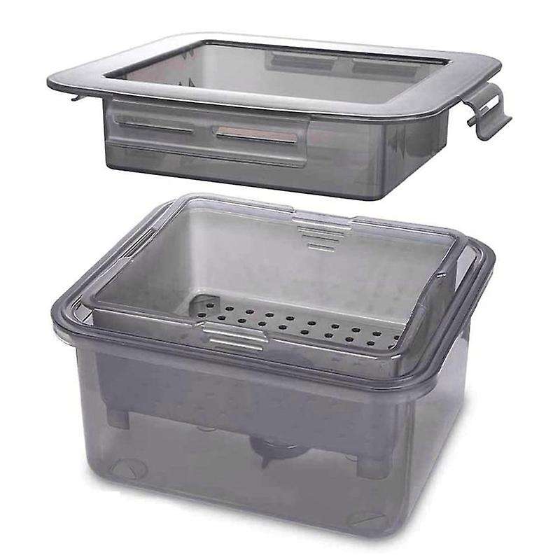 Press Drainer 3-Layer Press Built-in Drainage Water Removing Tool Dishwasher Safe Kitchen Cooking T