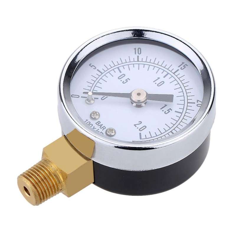 Pressure Gauge - 0 - 30 psi 0 - 2 bar Mini Dial gauge compressor meters hydraulic pressure gauge Ga